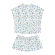 Cute Unicorn Ice Cream Women's Short Pajama Set