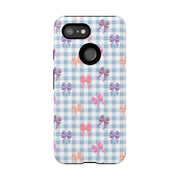 Bow-Patterned Google Pixel Phone Case - Stylish Protection for Your Device