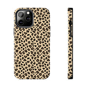 Leopard Print Tough Phone Case - Stylish Protection for Your Device