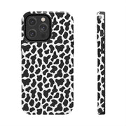 Stylish Cow Print Tough Phone Case - Durable Protection for Animal Lovers