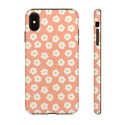 Floral Tough Phone Case with Daisy Design