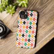 Colorful Playing Card Pattern Tough Case for iPhone