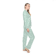 Elegant Floral Women's Satin Pajamas for Cozy Nights