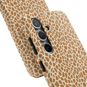 Giraffe Print Tough Phone Case for Animal Lovers