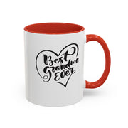 Best Grandma Ever Accent Coffee Mug - Perfect Gift for Mother's Day and Grandparent Celebrations