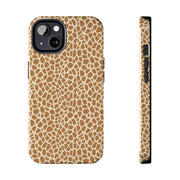 Giraffe Print Tough Phone Case for Animal Lovers