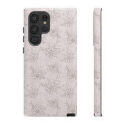 Floral Tough Samsung Galaxy Phone Case - Durable Design for Nature Lovers