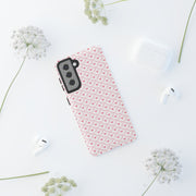 Stylish Samsung Galaxy Phone Case with Pink Ribbon Design