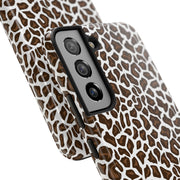 Stylish Leopard Print Tough Phone Case - Durable Protection for Your Device