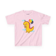 Kids Dinosaur Party Tee - Colorful Celebration Shirt for Birthday Fun