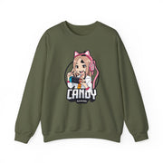 Cute Gaming Crewneck Sweatshirt - Candy Gamer Design