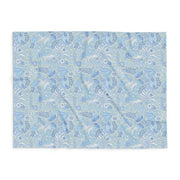 Serene Floral Arctic Fleece Blanket – Cozy Décor for Relaxation & Gift Ideas