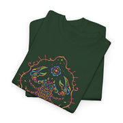Vibrant Graphic Unisex Heavy Cotton Tee - Unique Artistic Design