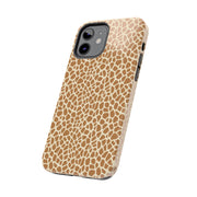Giraffe Print Tough Phone Case for Animal Lovers