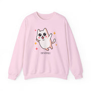 Cute Cat Graphic Unisex Crewneck Sweatshirt - DEVOTREE
