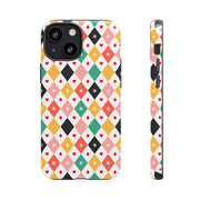 Colorful Playing Card Pattern Tough Case for iPhone