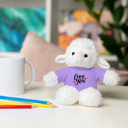 Cute Stuffed Animal with 'Love You' Tee - Perfect Gift for Kids and Beloved Ones