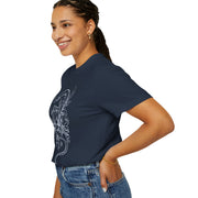 Unisex Snake and Floral Graphic T-Shirt - Edgy Vintage Style Tee