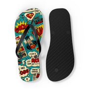 Superhero Comic Flip Flops - Fun Summer Sandals for Beach Lovers