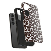 Giraffe Print Tough Phone Case - Stylish & Durable Protection for Animal Lovers