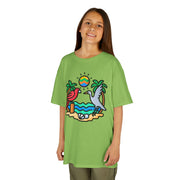 Tropical Birds Kids Tee - Fun Wildlife Design for Summer Adventures