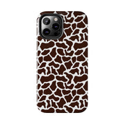Giraffe Print Tough Phone Case - Stylish & Durable Protection for Animal Lovers