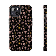 Gothic Skull Tough Phone Case - Durable Design for Alternative Style Lovers