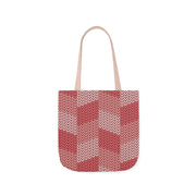 Stylish Canvas Tote Bag with 5-Color Straps – Perfect for Everyday Use