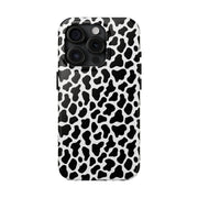 Stylish Cow Print Tough Phone Case - Durable Protection for Animal Lovers