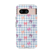 Bow-Patterned Google Pixel Phone Case - Stylish Protection for Your Device