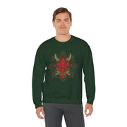 Unisex Heavy Blend™ Crewneck Sweatshirt - Fierce Dragon Design