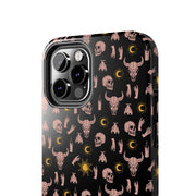 Gothic Skull Tough Phone Case - Durable Design for Alternative Style Lovers
