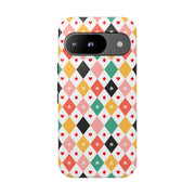 Colorful Diamond Pattern Google Pixel Phone Case - Tough Cases