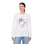 Cute Cat Graphic Unisex Crewneck Sweatshirt - DEVOTREE