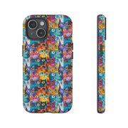 Playful Cat iPhone Case - Tough & Colorful Design