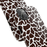 Giraffe Print Tough Phone Case - Stylish & Durable Protection for Animal Lovers