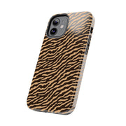 Wild Tiger Print Tough Phone Case – Durable Protection for Adventurers