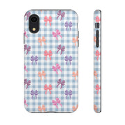 Cute Bow Pattern iPhone Case - Tough Cases for Girls & Women