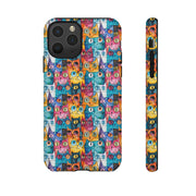 Playful Cat iPhone Case - Tough & Colorful Design