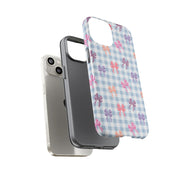 Cute Bow Pattern iPhone Case - Tough Cases for Girls & Women