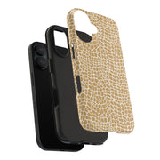 Stylish Tough Phone Case with Trendy Giraffe Pattern