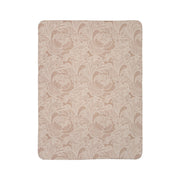 Cozy Floral Fleece Sherpa Blanket for Comfort and Style