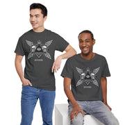 Devotree Skull Wings Unisex Heavy Cotton Tee - Edgy Graphic T-Shirt for Alternative Lifestyle