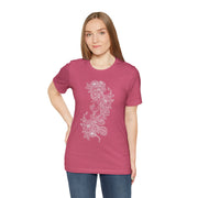 Eco-Friendly Nature Art Unisex Jersey Tee - Botanical Design
