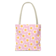 Cute Daisy Print Tote Bag for Spring Outings