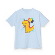 Kids Dinosaur Party Tee - Colorful Celebration Shirt for Birthday Fun