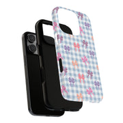 Cute Bow Pattern iPhone Case - Tough Cases for Girls & Women