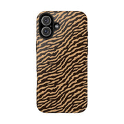 Wild Tiger Print Tough Phone Case – Durable Protection for Adventurers