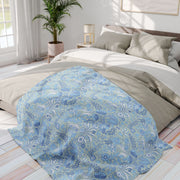 Serene Floral Arctic Fleece Blanket – Cozy Décor for Relaxation & Gift Ideas