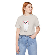 Cute Cat Devotion Unisex Short Sleeve Tee - Fun & Playful T-Shirt for Cat Lovers
